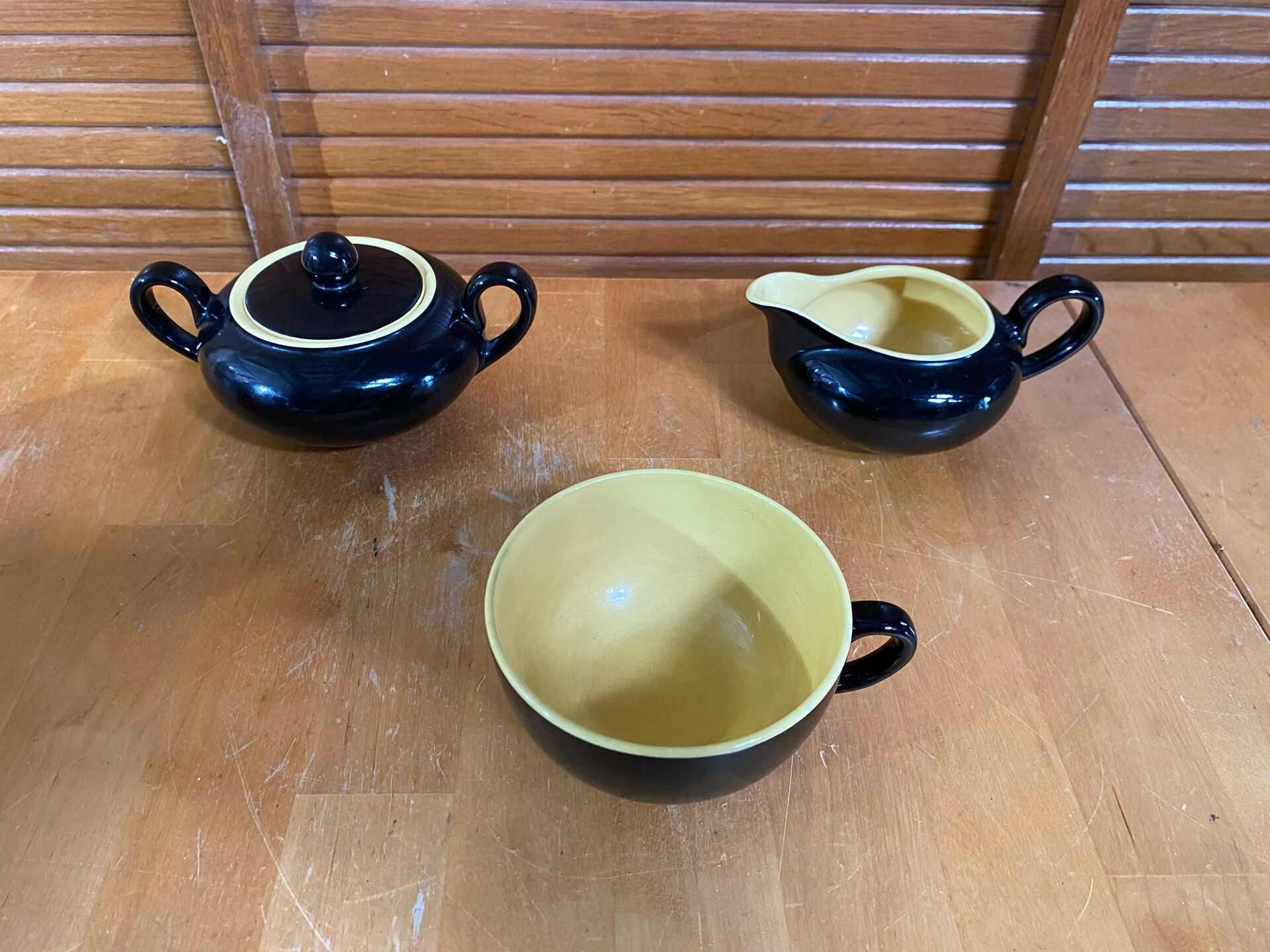Tea service café ancien villeroy & boch model biarritz vintage ceramic