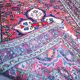 Hamadan vintage handmade oriental carpet 126 x 80 cm