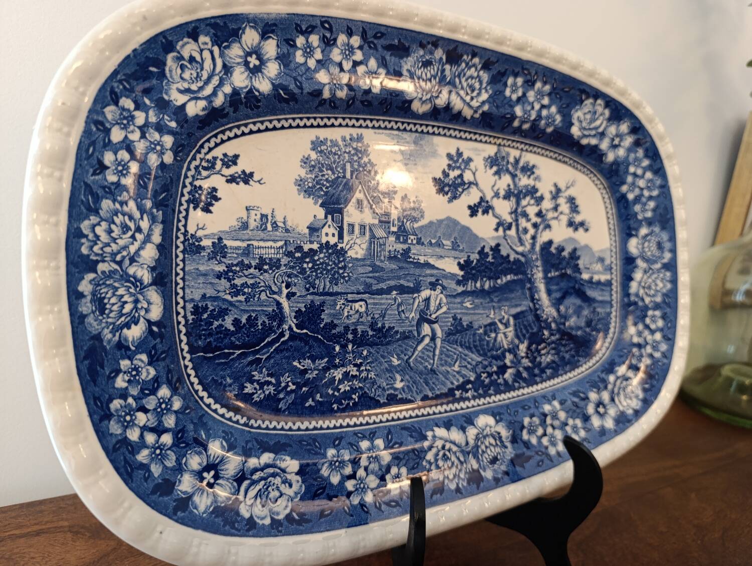 Large rectangular Villeroy & Boch "Rusticana" platter - Crack