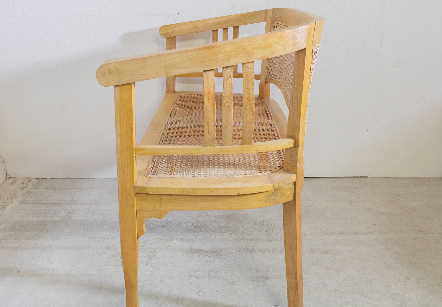 Wood bench and canning