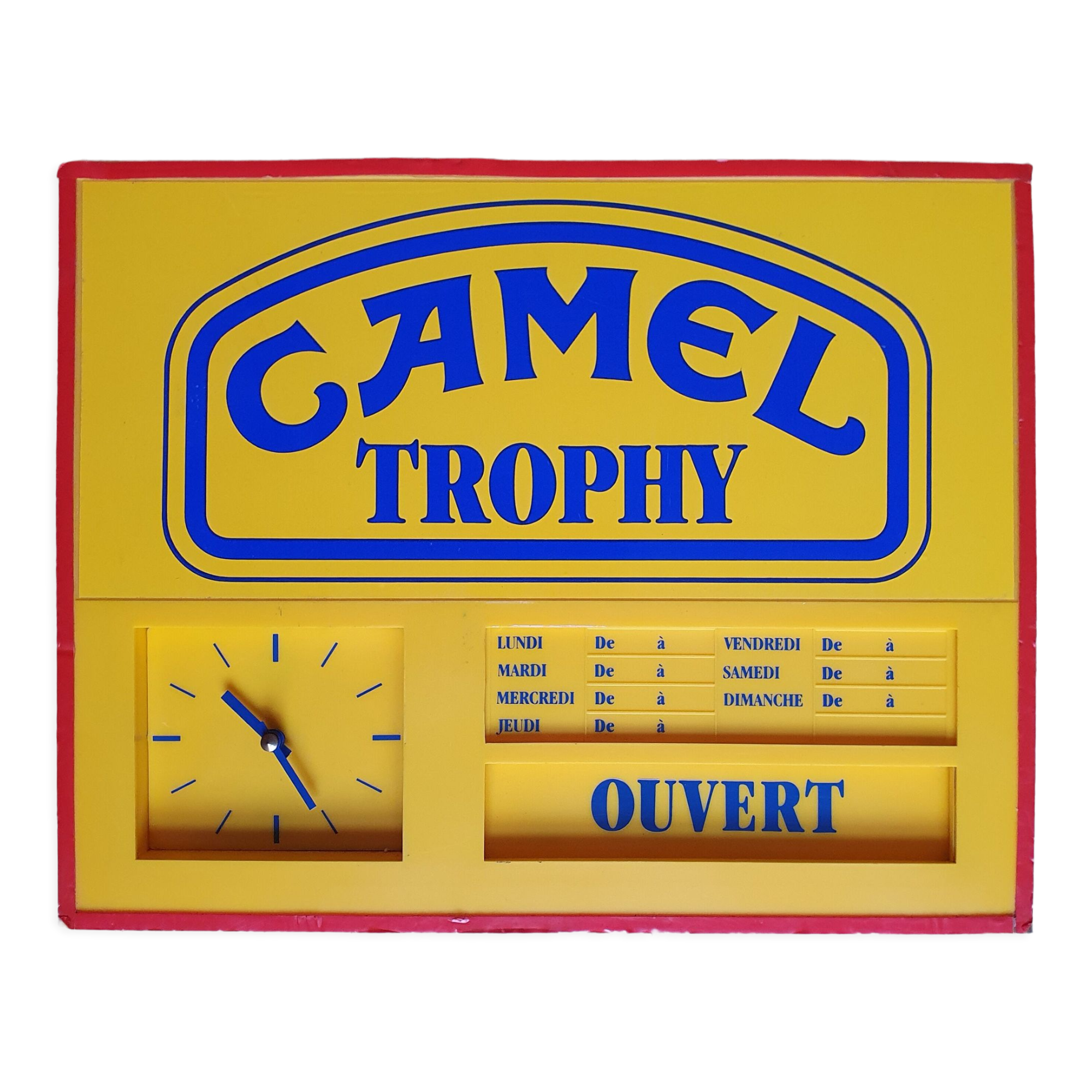 Camel Trophy advertising clock