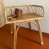 Rattan coffee table