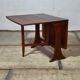 Table scandinave vintage en teck à rabats modulable années 60