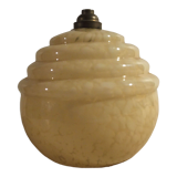 Old glass globe for luminaire or ceiling lamp