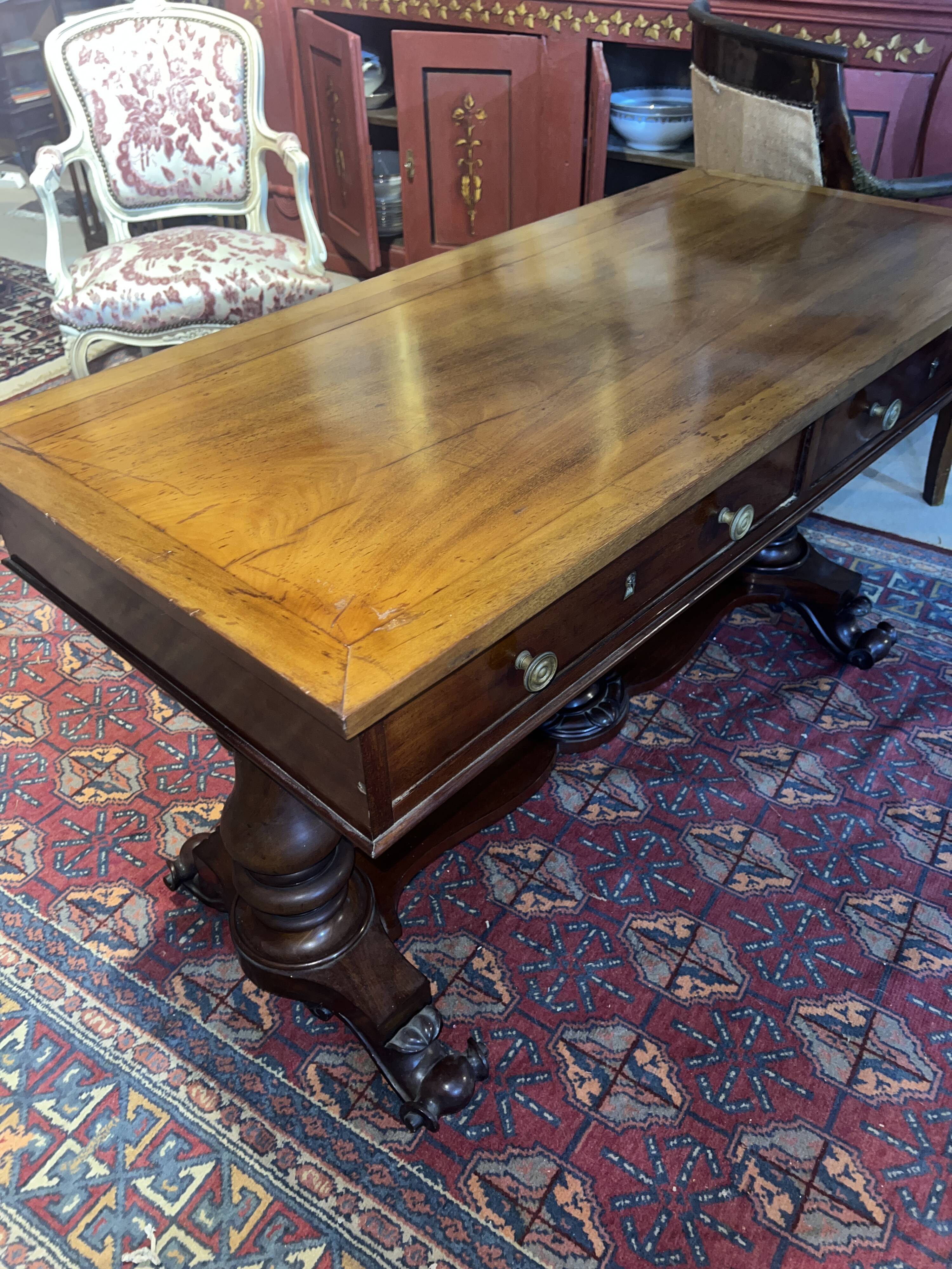 Victorian mahogany desk