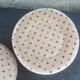 Pouf Art Deco 1930s footing in beech and fabric