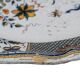 Large Majolica Dish France Rouen Manufactory of Jean-Baptiste Guillibaud 70
