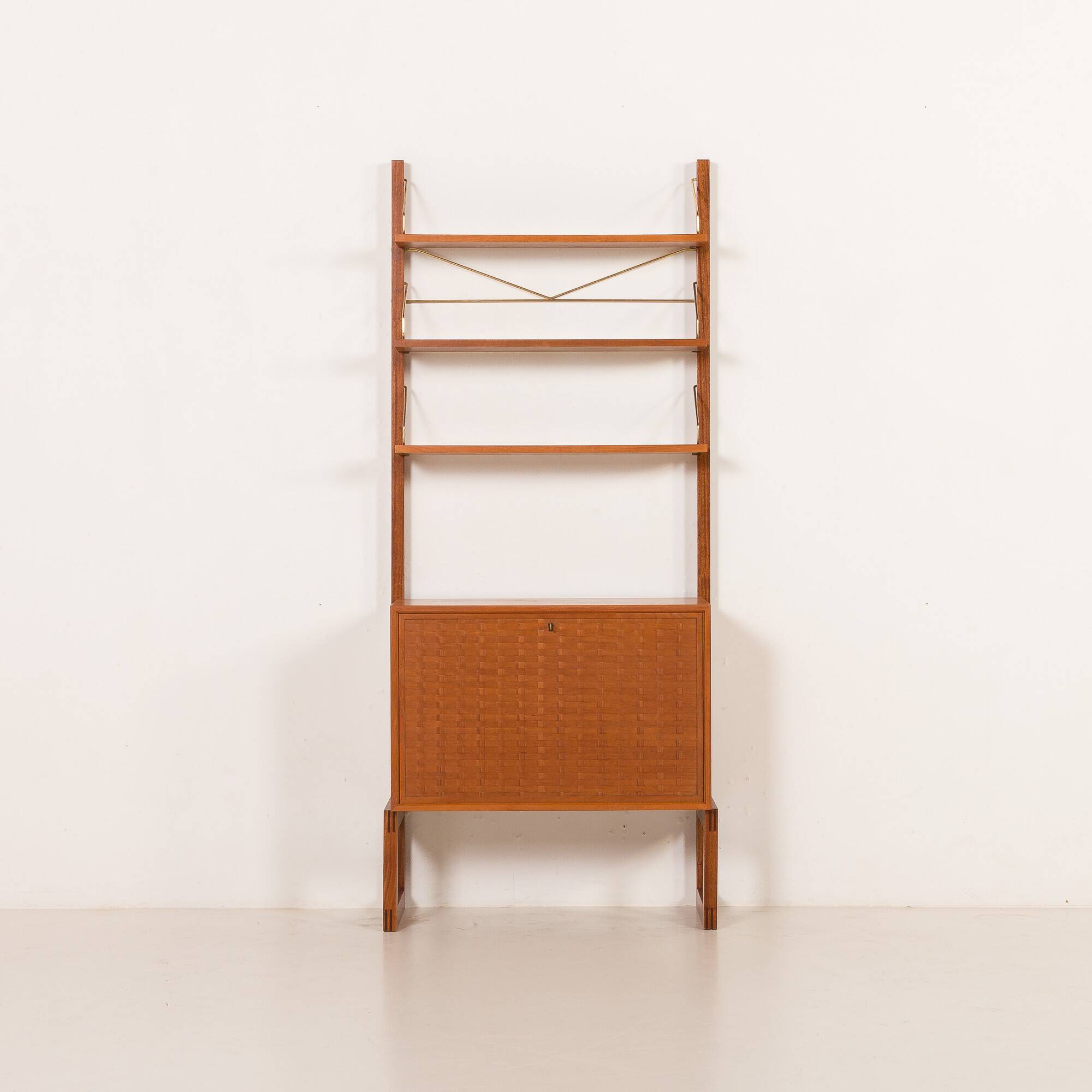 Poul Cadovius free standing wall unit for Cado, 1960s