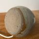 60s stoneware globe lamp base