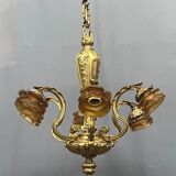 Solid bronze chandelier "Mazarin".