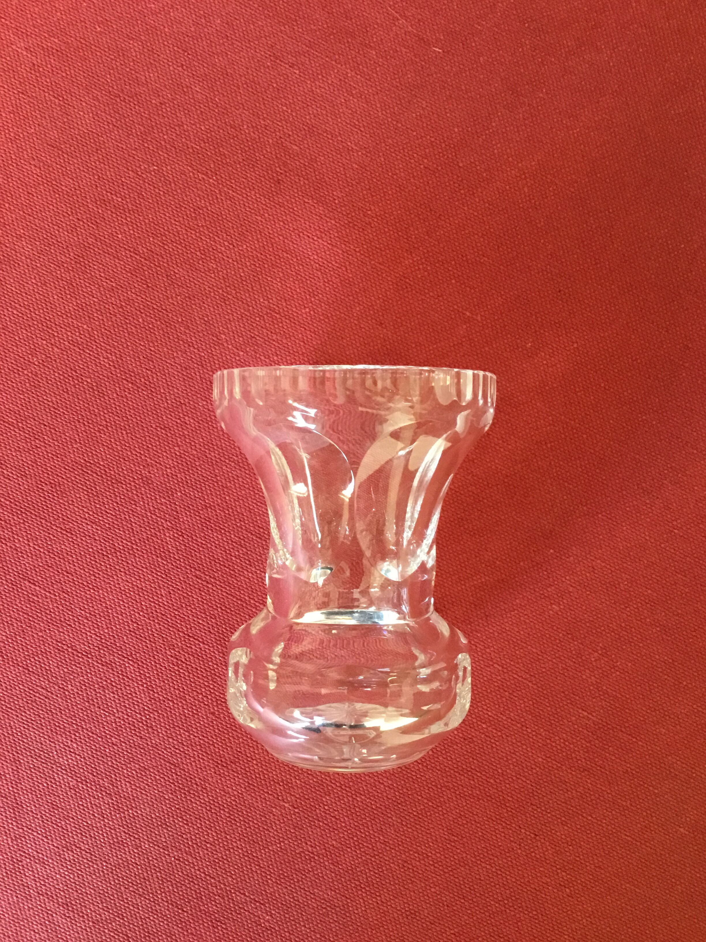 Small crystal vase
