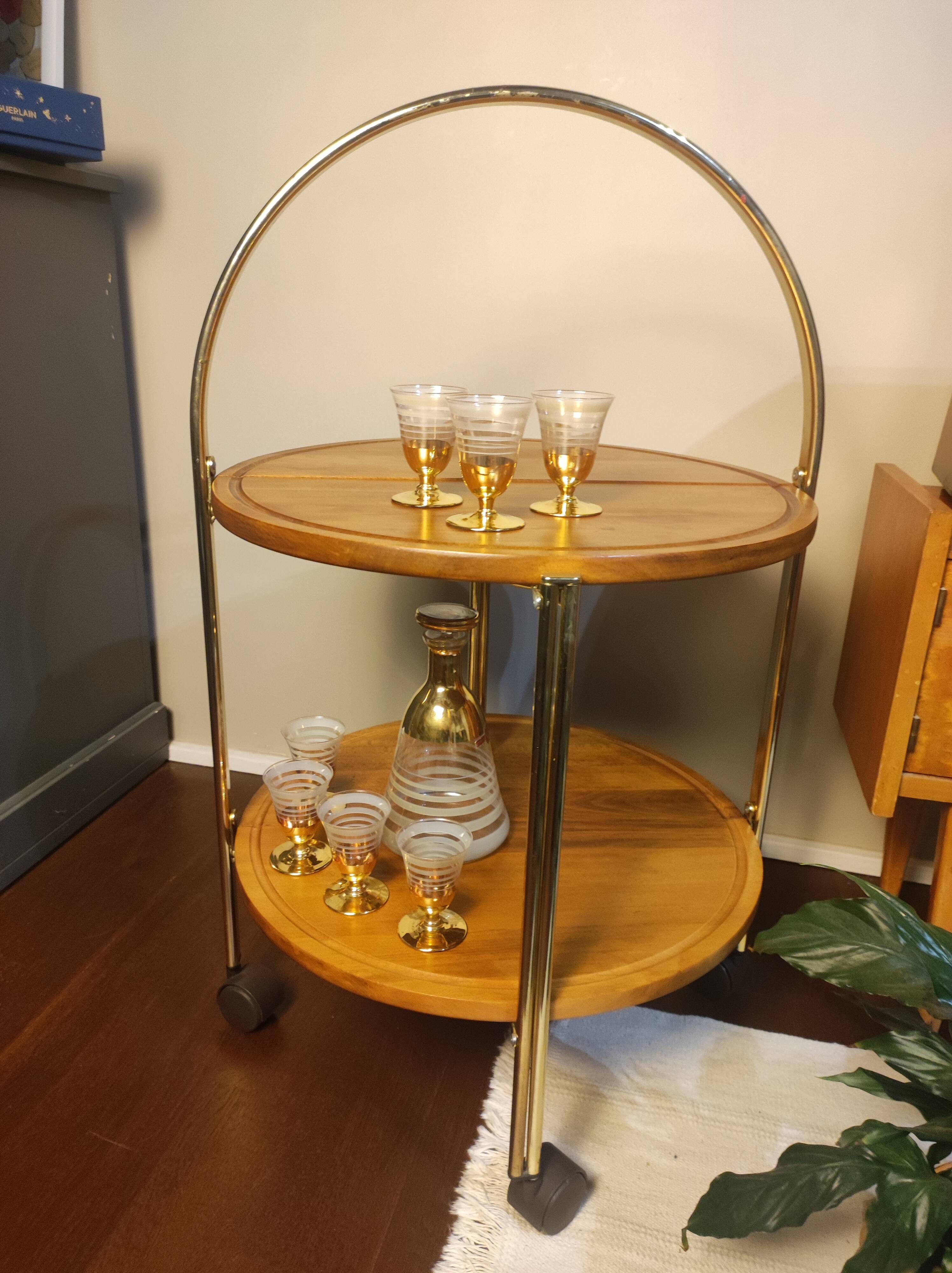 1970s drinks trolley / serving cart