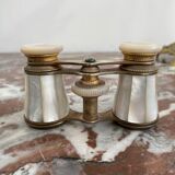 Opera binoculars in Mother-of-Pearl and Brass - authentic - Early XXth - France