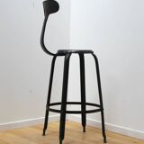 Set of 5 Nicolle workshop stools