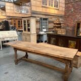 Early 20th century oak farmhouse table