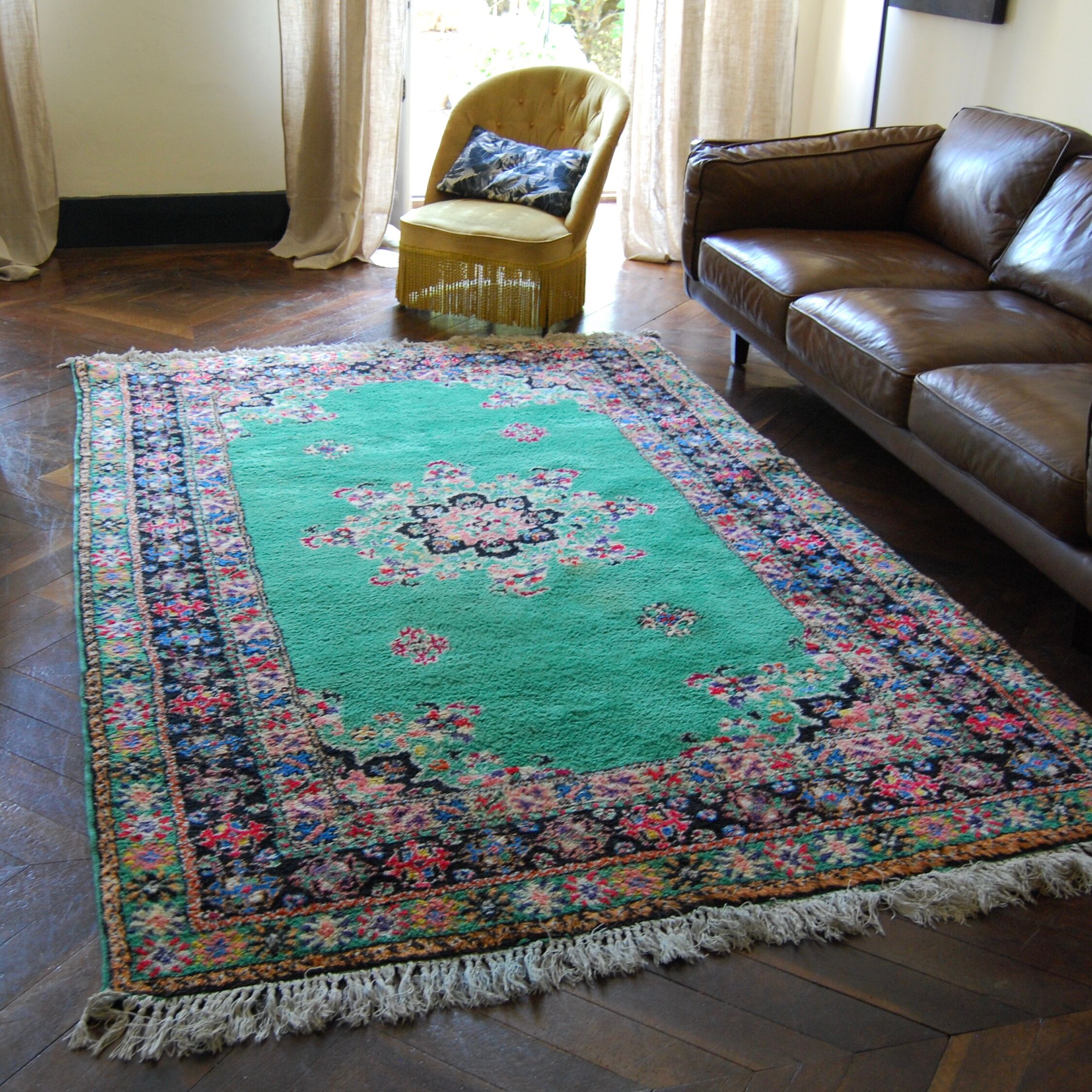Multicolored Moroccan rug 170x260cm