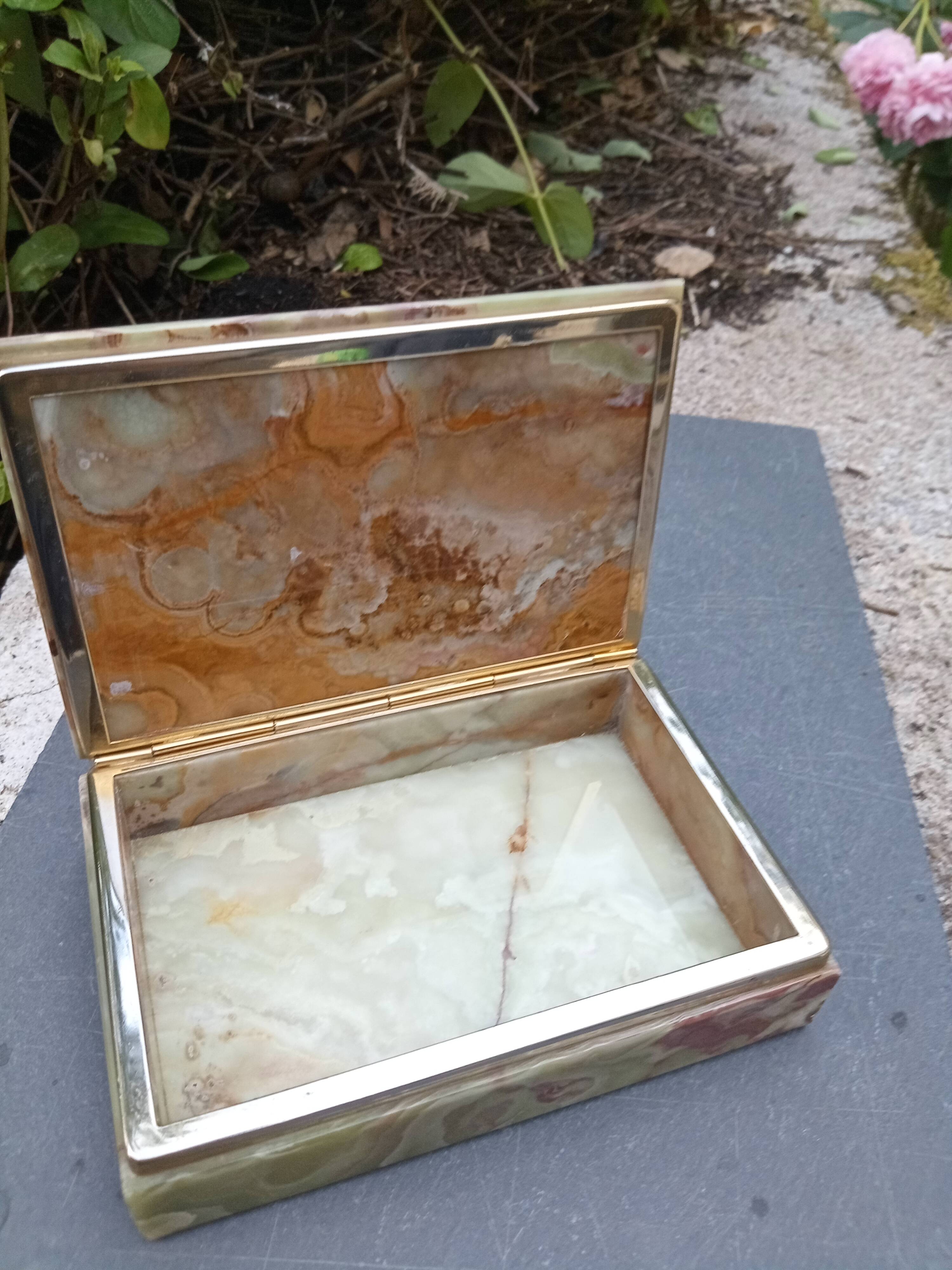 Onyx catchall from the 1960s, vintage Italy.