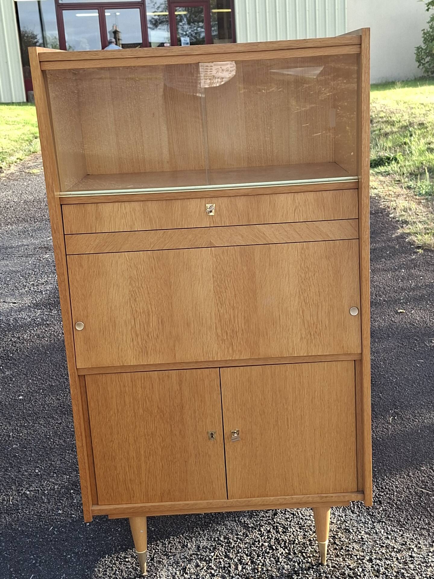 Drop-leaf secretary 1970