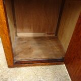 Oak bedside tables, vintage pair
