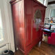 19th-century lacquered Chinese wedding armoire