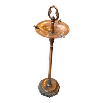 Bronze ashtray on foot