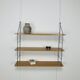 Wooden and metal string shelf, 1960s