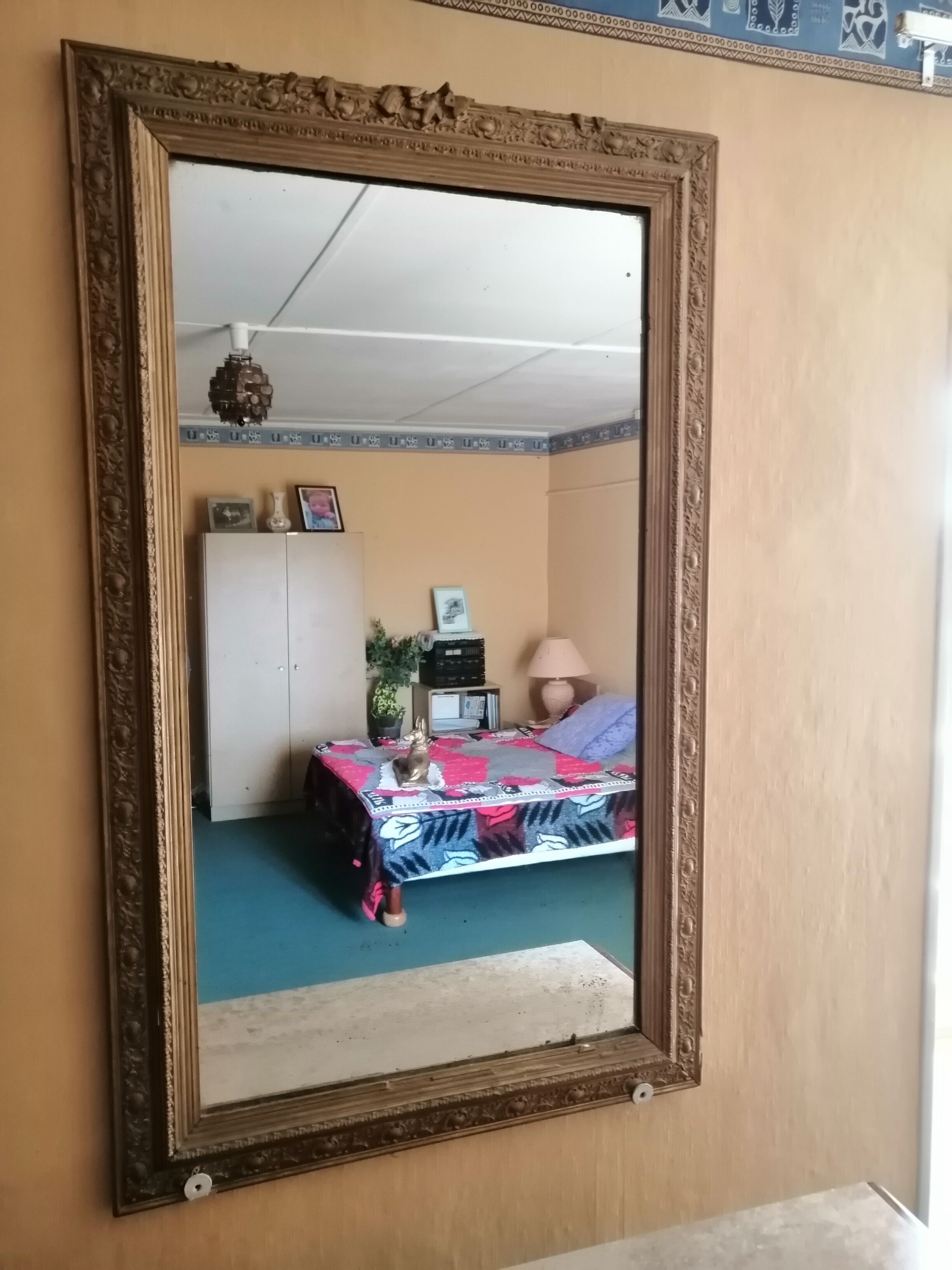 Old gilded mirror 75x124cm