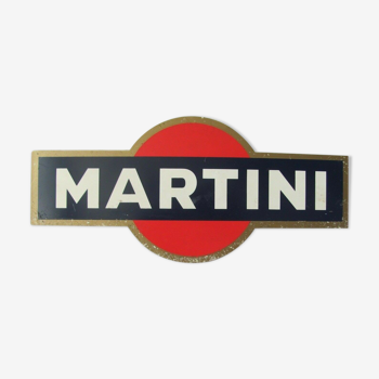Plaque publicitaire Martini