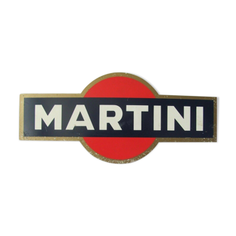 Plaque publicitaire Martini