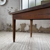 Farmhouse table in oak and walnut 2m