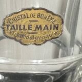 Bohemian crystal vase