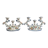 Pair of Italian signed candlesticks