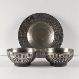 Olav Joa brutalist bowl made of cast steel