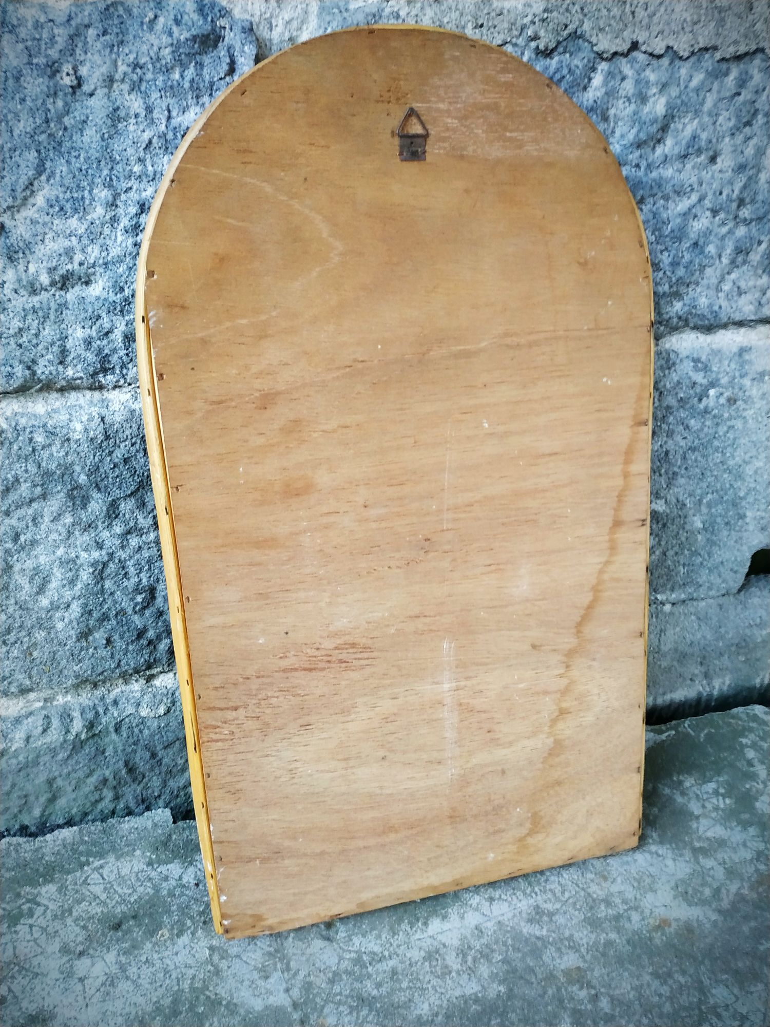 Rattan mirror 35x60cm