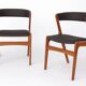 2 Chairs by Kai Kristiansen, model T21, Danish Teak 1960s