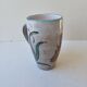 Large ceramic mug with fish decoration - Vallauris 1960s