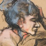 Expressionniste allemand - Suiveur - Esquisse de vie d'une dame