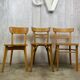Lot 3 mismatched bistro chairs
