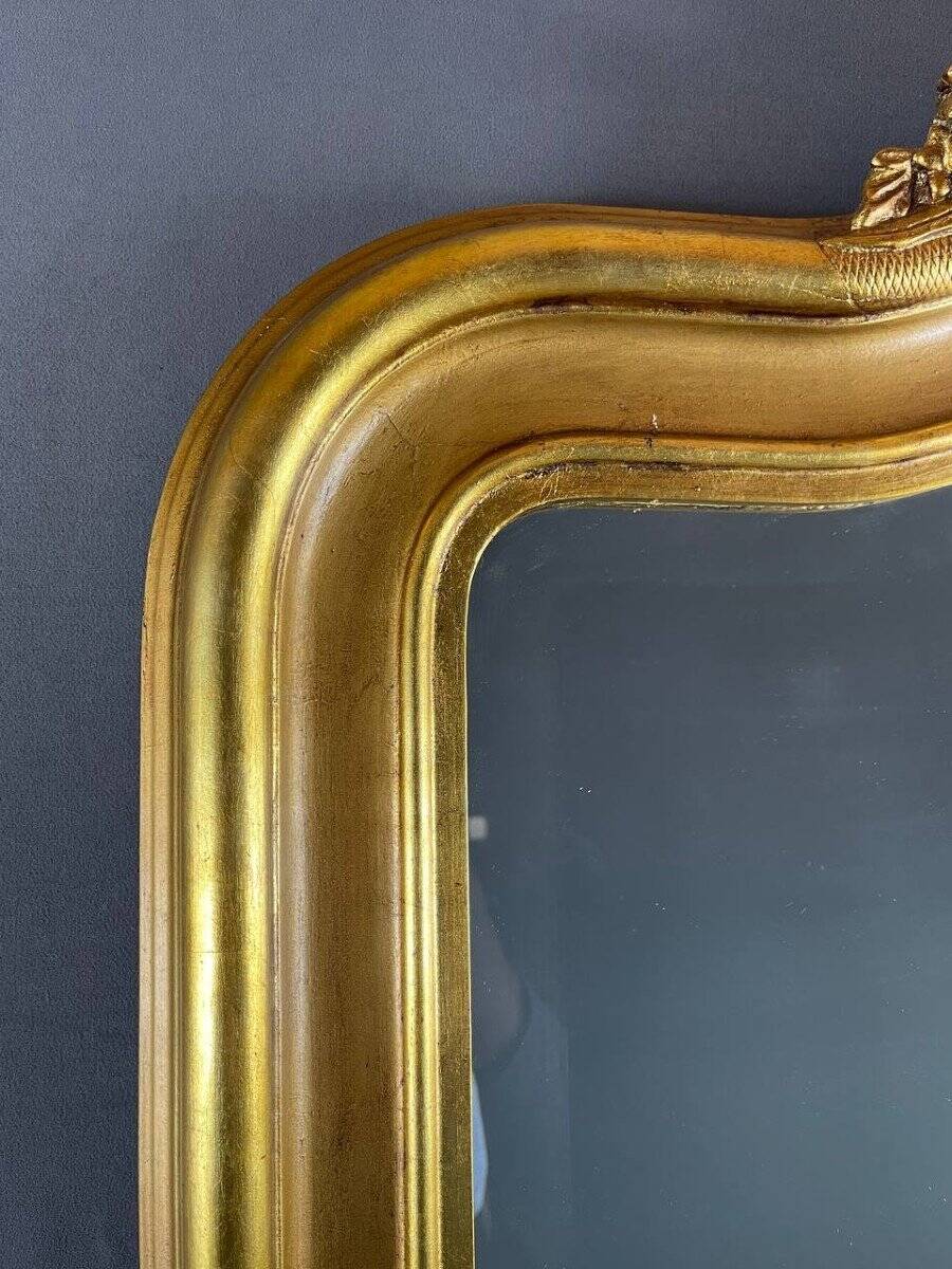 Napoleon III Gilded Mirror, 19th Century