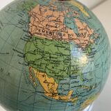 Vintage 1962 Taride World Map Globe - 25 cm
