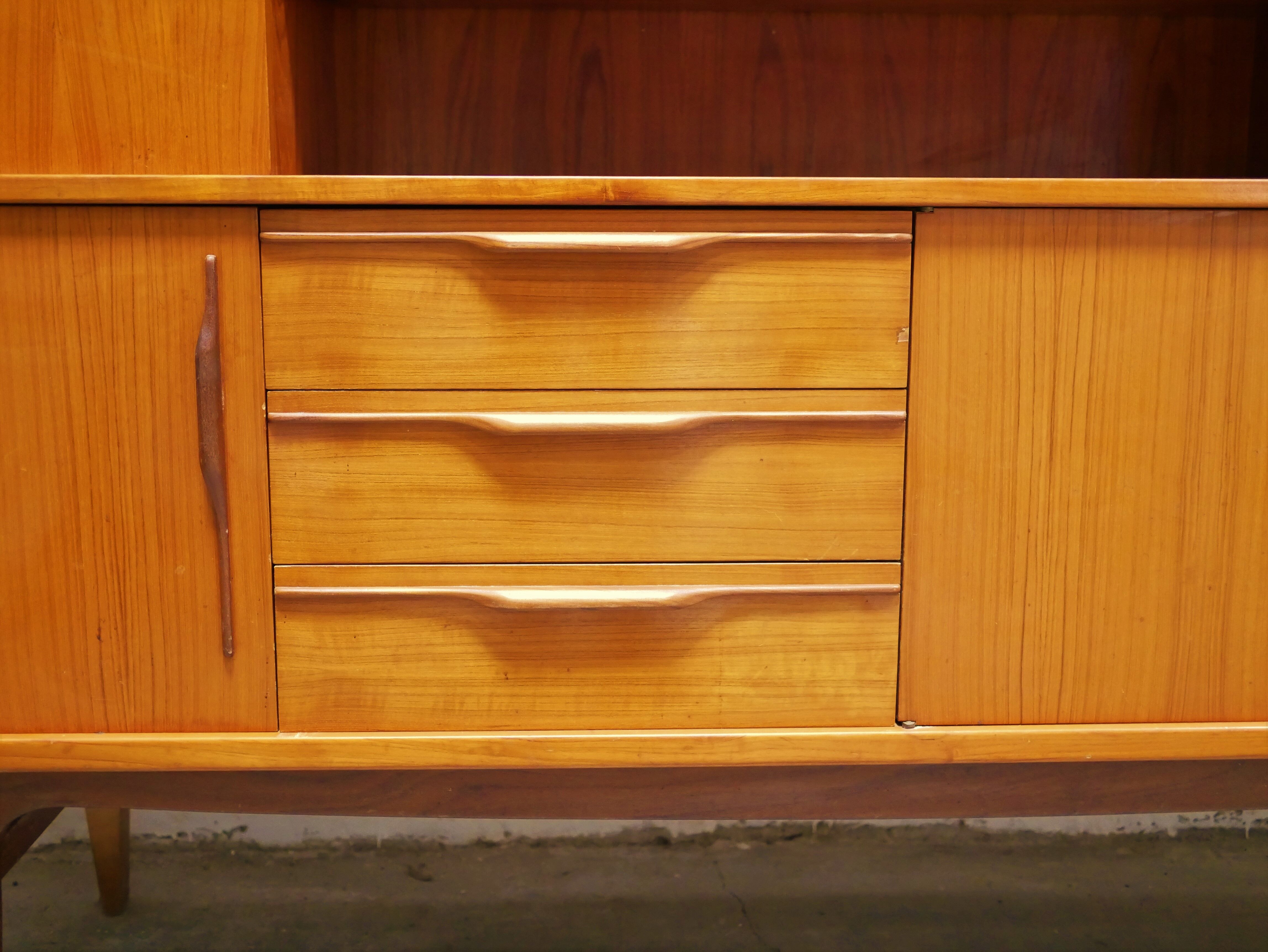 Buffet enfilade haute vintage teak