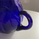 Vintage Henry Dean Cobalt Blue Glass Pitcher
