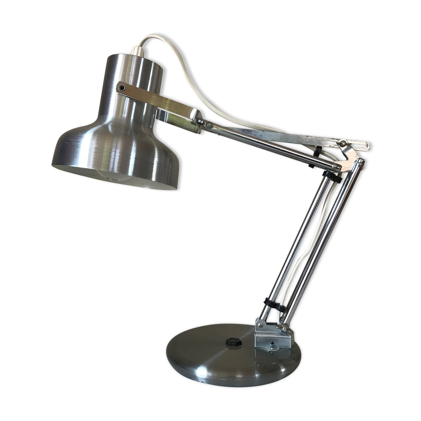 Lampe articulée aluminor design vintage Annees 70