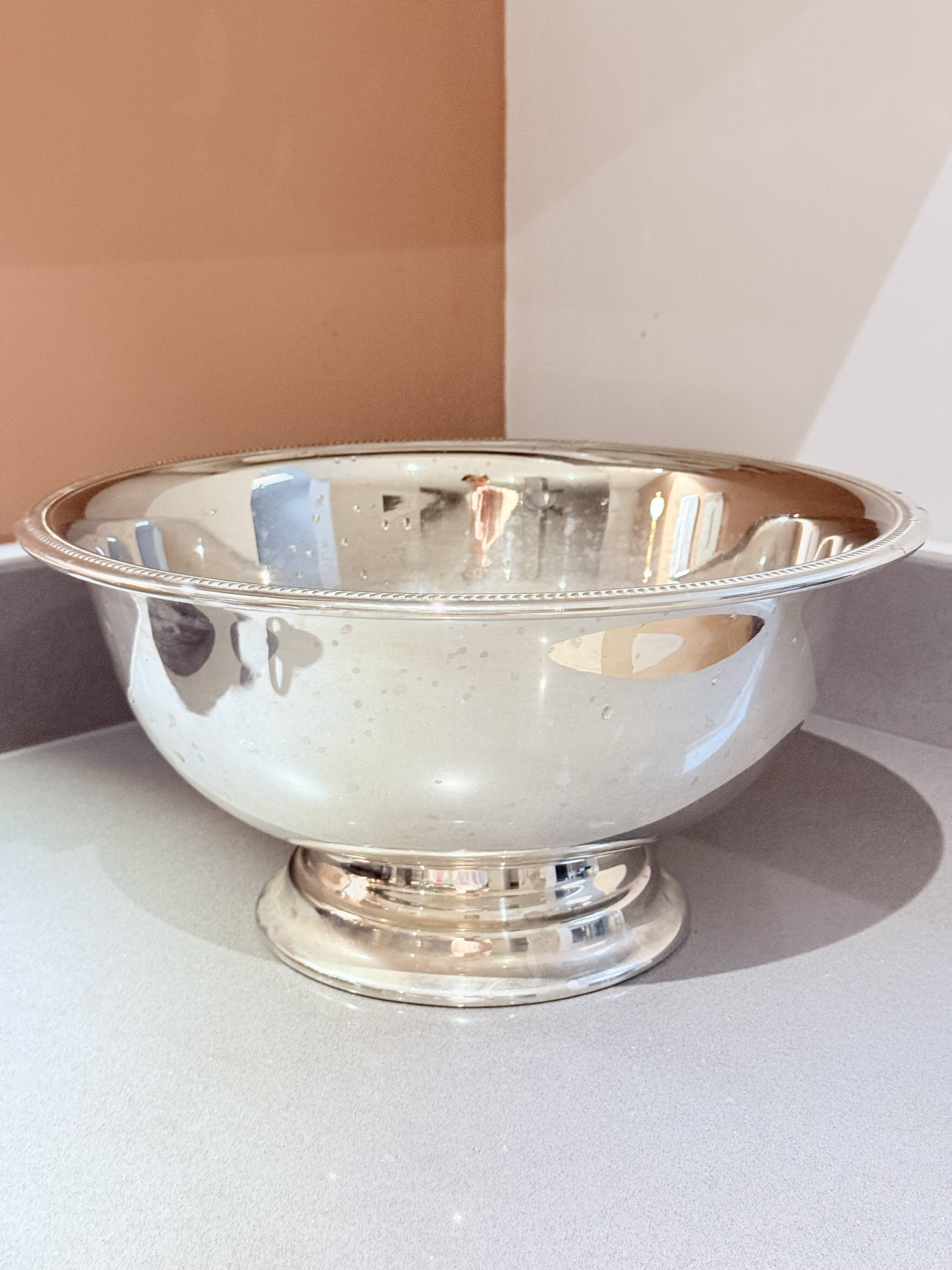 Large Luxury Silver Plated Champagne Ice Bucket / Wine Cooler on Pedestal