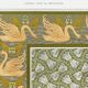 Affiche “Cygnes et Cerfs”, d’après une lithographie art nouveau de 1897