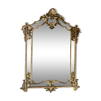 Large carved Italian mirror  91x128cm