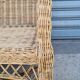 Rattan and wicker sofa 1960