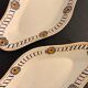 Pair of art deco raviers signed Longwy and numbered, model Gerazine