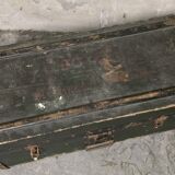 Antique wooden and metal trunk – Industrial/military style
