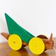 Grasshopper-shaped toy on wheels - 1950s/60s